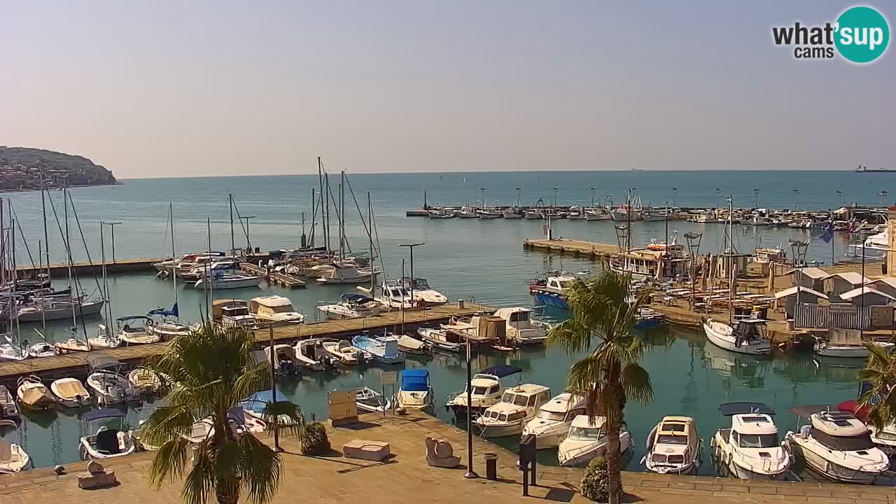 Web kamera Koper – marina i promenada – hotel Grand Koper