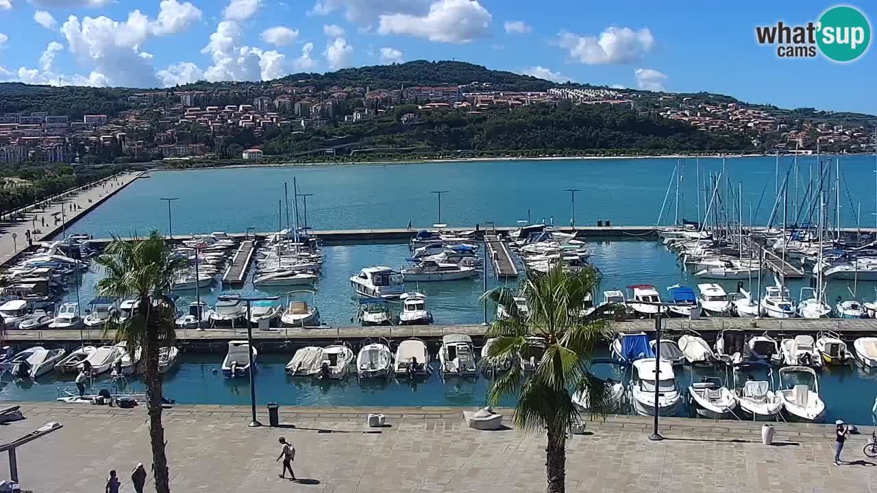 Web kamera Koper – marina i promenada – hotel Grand Koper