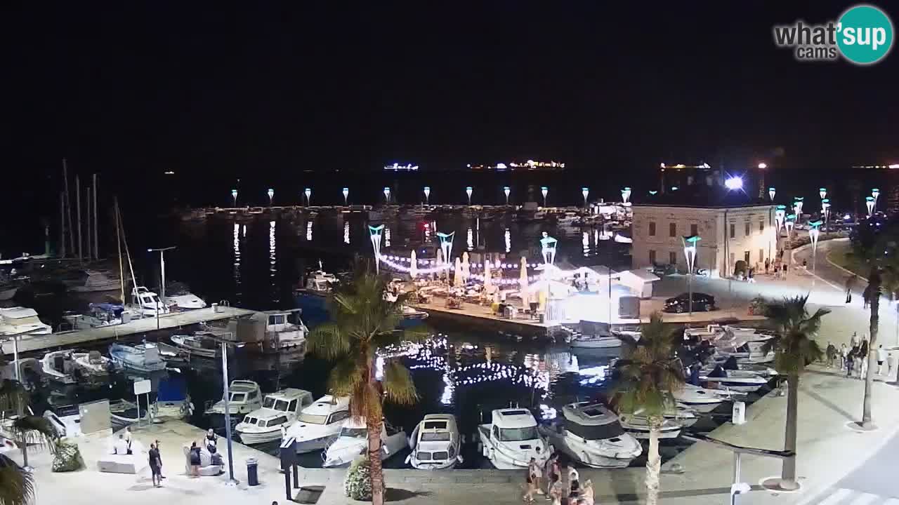 Web kamera Koper – marina i promenada – hotel Grand Koper