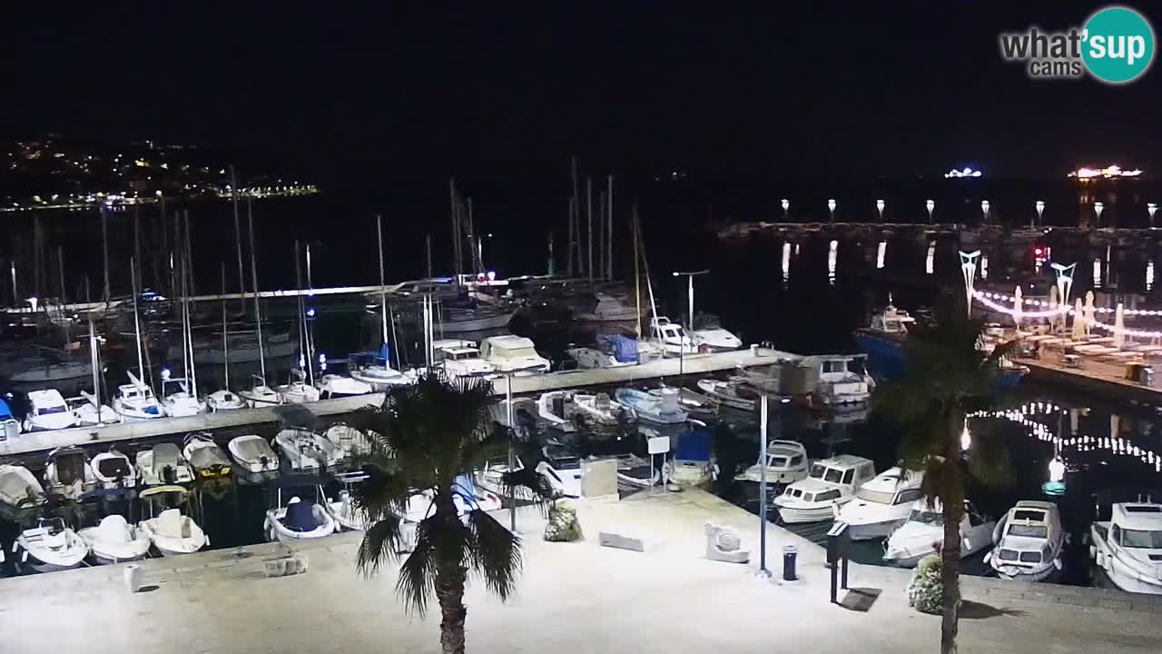 Web kamera Koper – marina i promenada – hotel Grand Koper