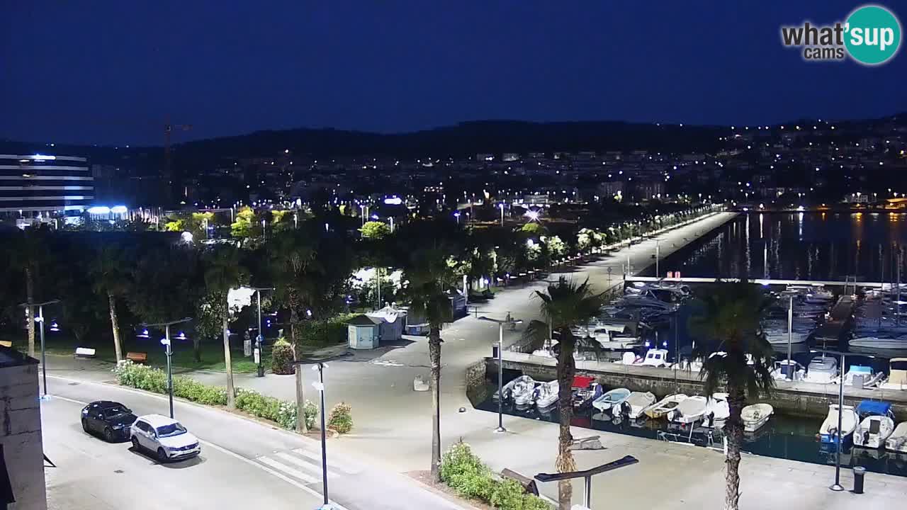 Web kamera Koper – marina i promenada – hotel Grand Koper