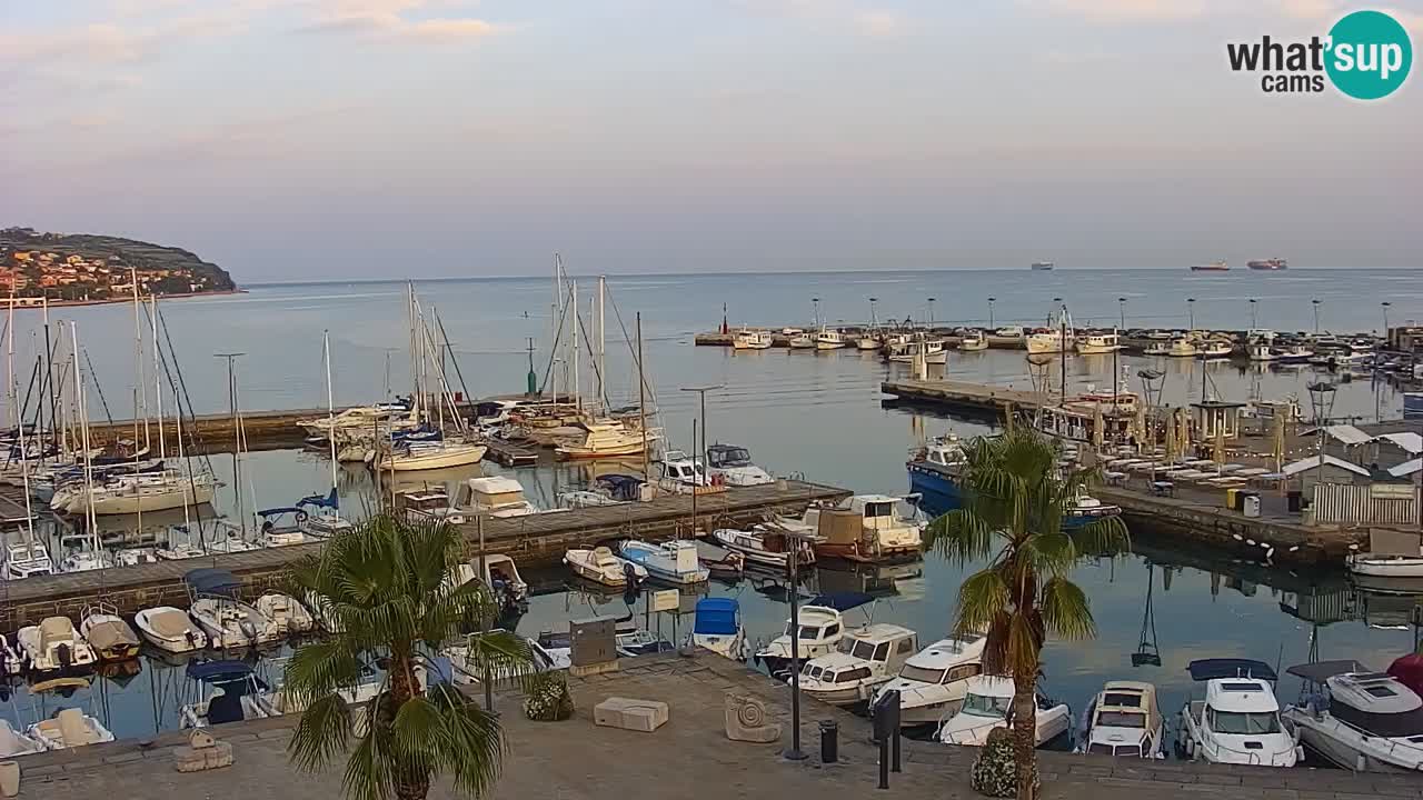 Web kamera Koper – marina i promenada – hotel Grand Koper