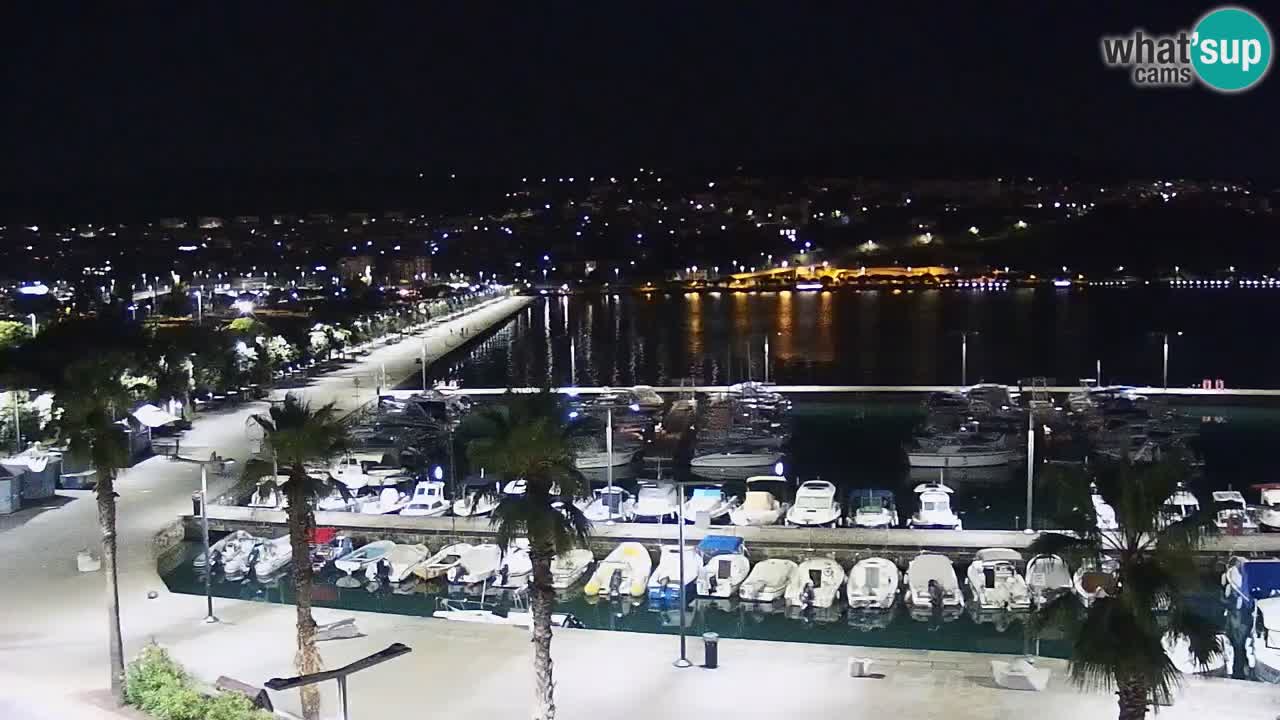 Camera en vivo Koper – puerto deportivo y paseo marítimo desde el Hotel Grand Koper