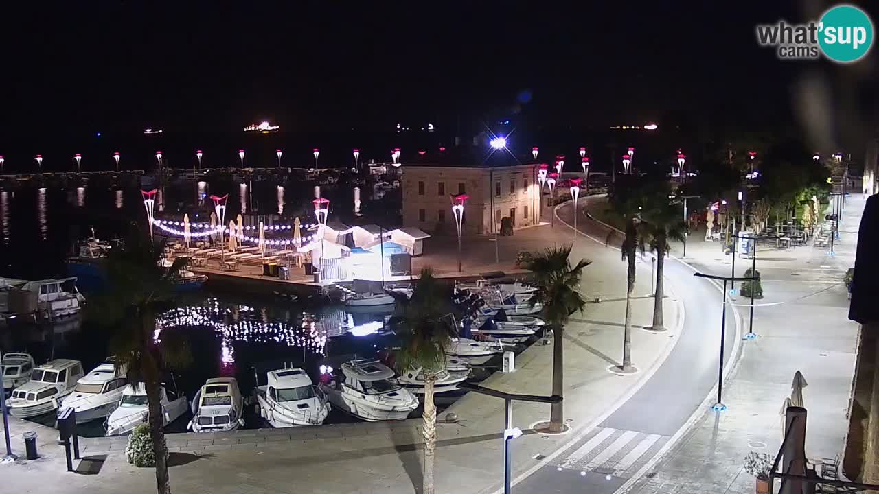 Webcam Capodistria – marina e lungo mare dall’Hotel Grand Koper
