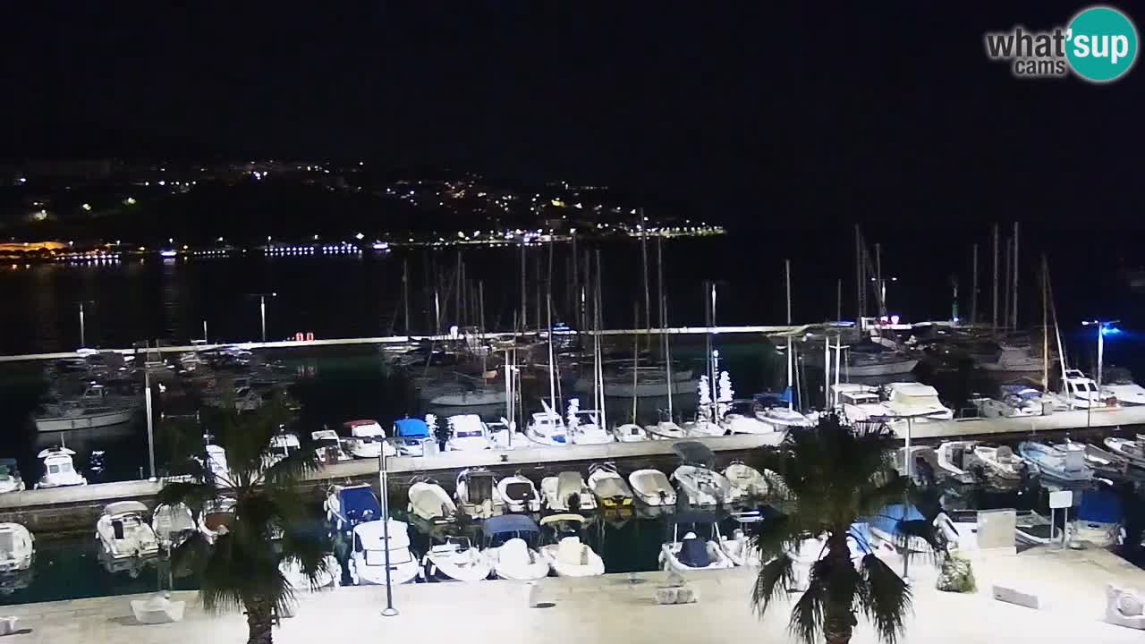 Web kamera Koper – marina i promenada – hotel Grand Koper