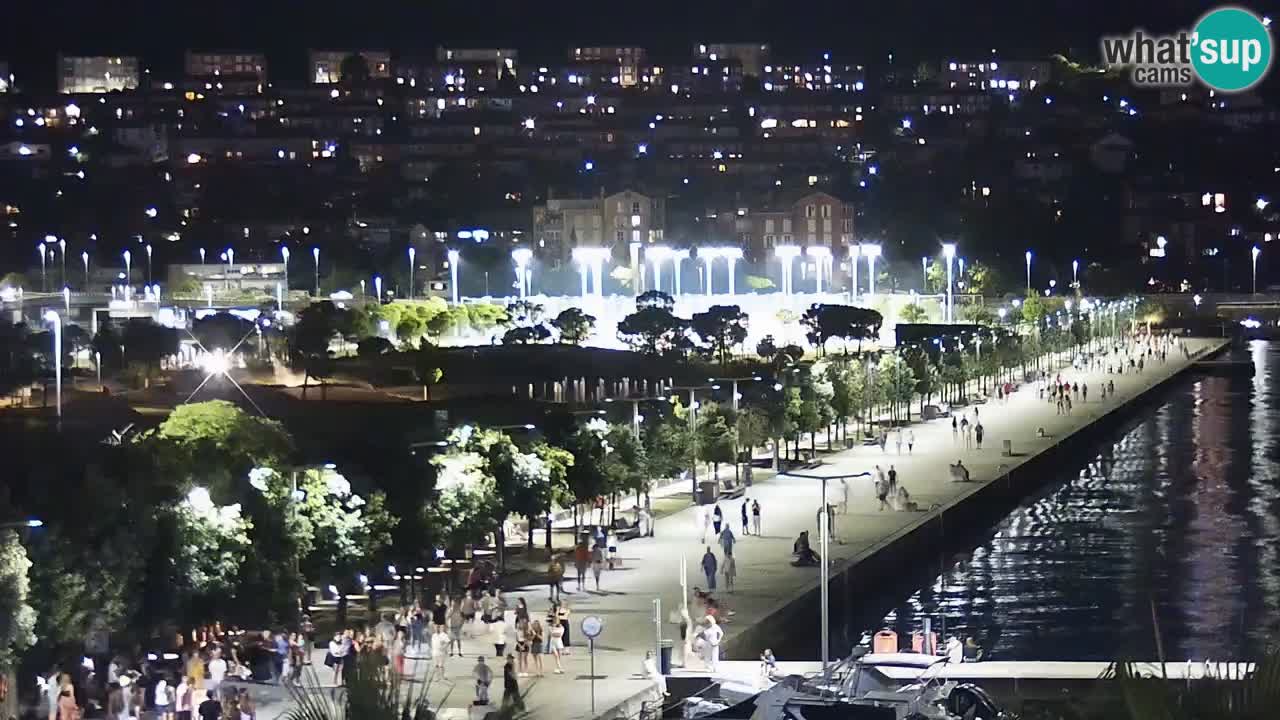 Camera en vivo Koper – puerto deportivo y paseo marítimo desde el Hotel Grand Koper