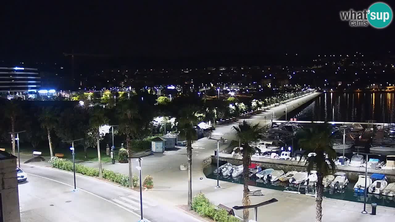 Webcam Capodistria – marina e lungo mare dall’Hotel Grand Koper