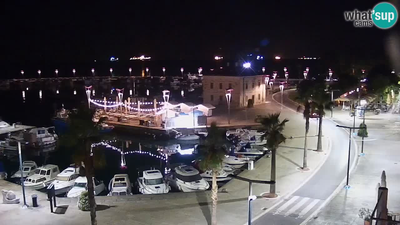 Web kamera Koper – marina i promenada – hotel Grand Koper