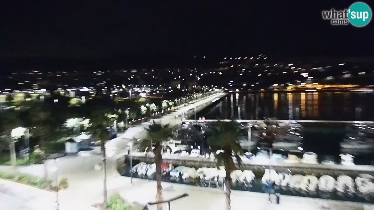 Camera en vivo Koper – puerto deportivo y paseo marítimo desde el Hotel Grand Koper