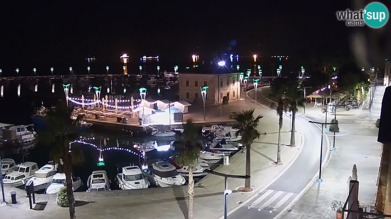 Web kamera Koper – marina i promenada – hotel Grand Koper