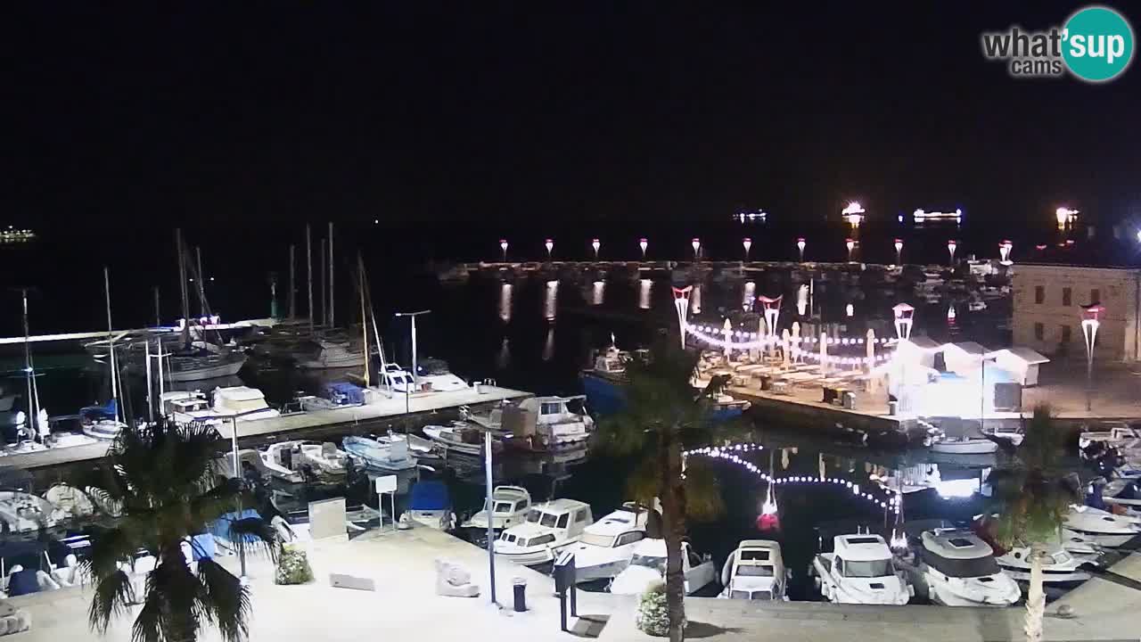 Web kamera Koper – marina i promenada – hotel Grand Koper