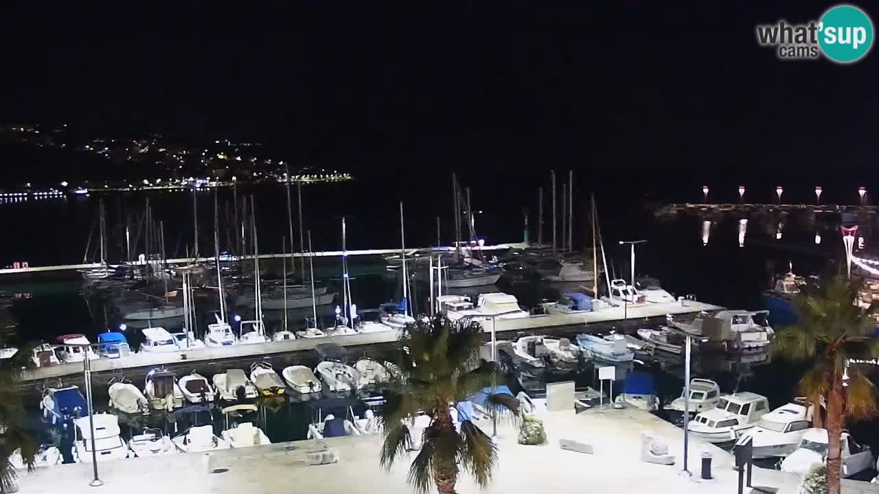 Web kamera Koper – marina i promenada – hotel Grand Koper