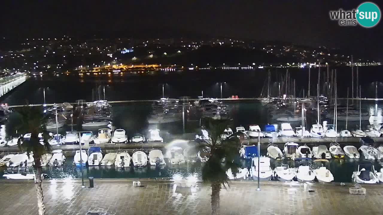 Web kamera Koper – marina i promenada – hotel Grand Koper