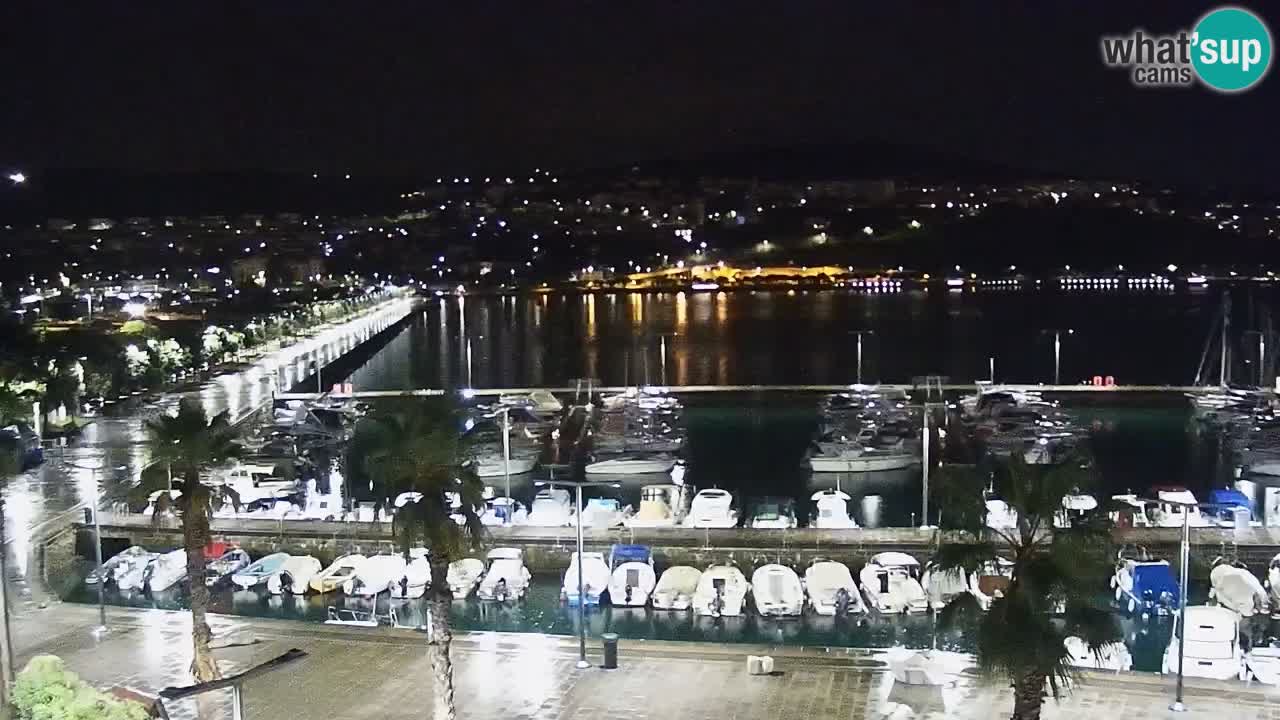 Web kamera Koper – marina i promenada – hotel Grand Koper