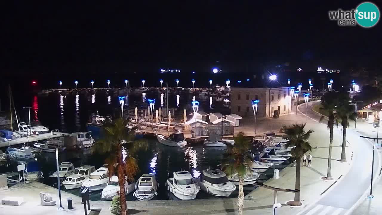 Webcam Capodistria – marina e lungo mare dall’Hotel Grand Koper