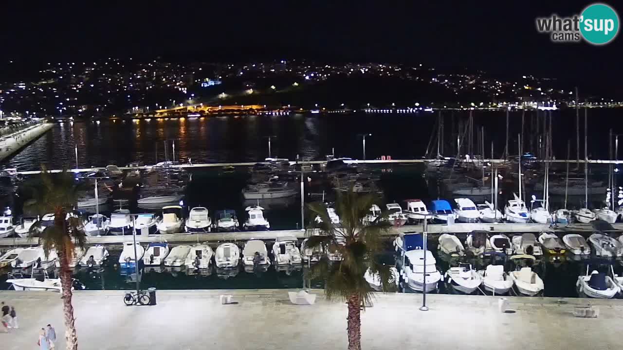 Web kamera Koper – marina i promenada – hotel Grand Koper