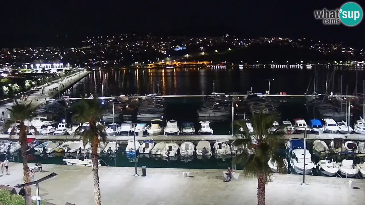 Web kamera Koper – marina i promenada – hotel Grand Koper