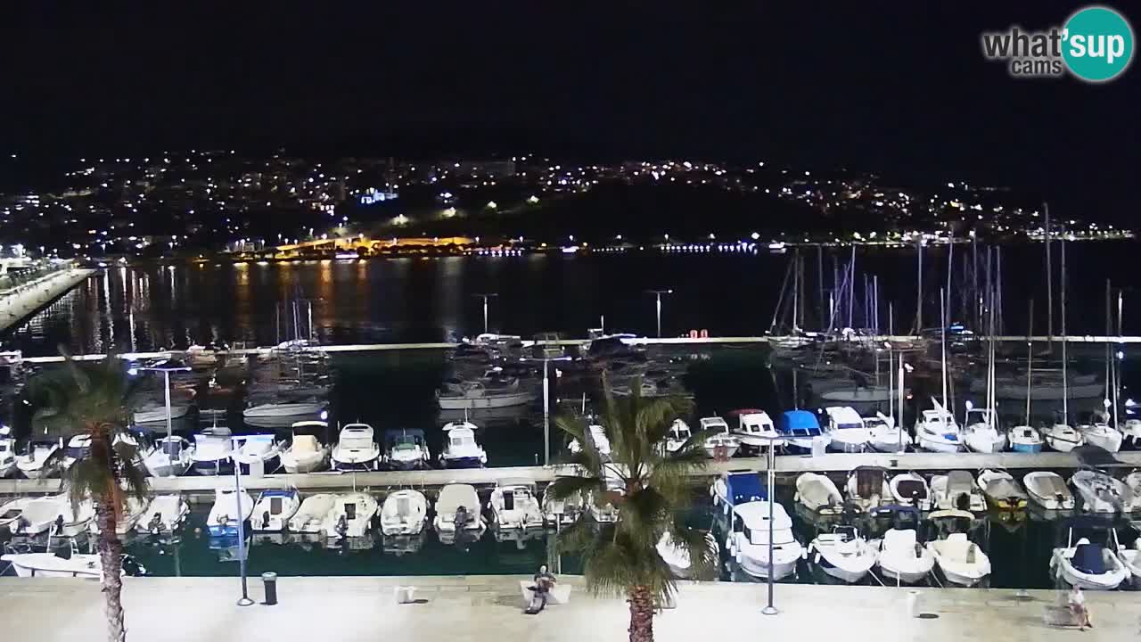 Web kamera Koper – marina i promenada – hotel Grand Koper
