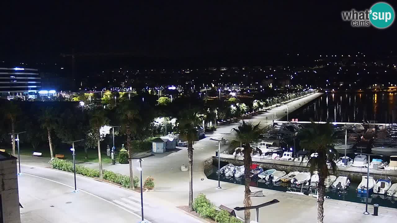Web kamera Koper – marina i promenada – hotel Grand Koper