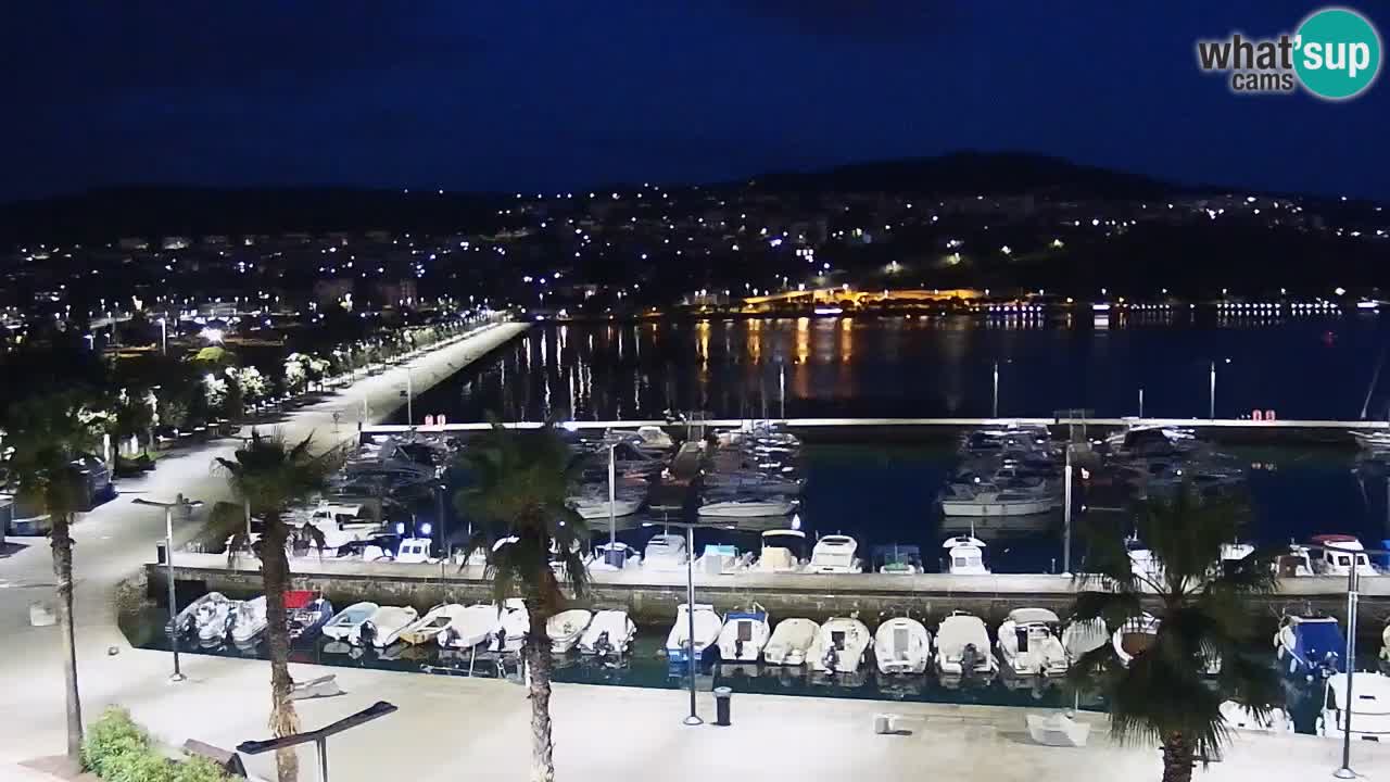 Web kamera Koper – marina i promenada – hotel Grand Koper