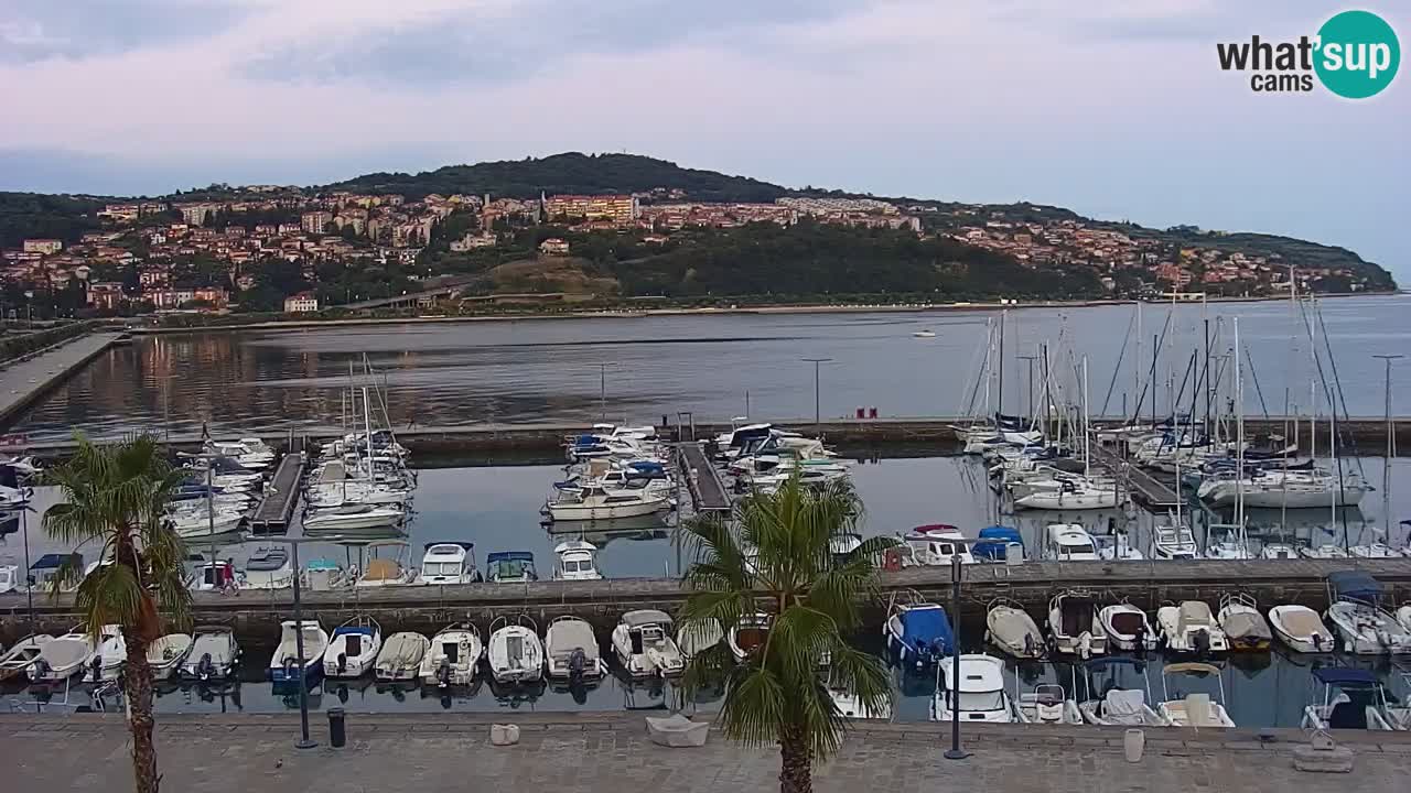 Web kamera Koper – marina i promenada – hotel Grand Koper