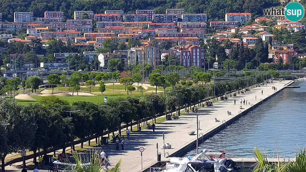 Web kamera Koper – marina i promenada – hotel Grand Koper
