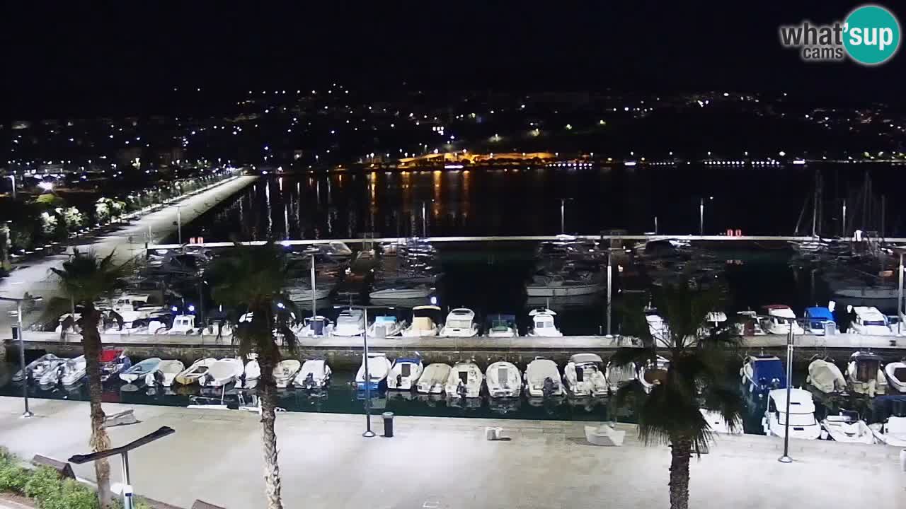 Webcam Capodistria – marina e lungo mare dall’Hotel Grand Koper