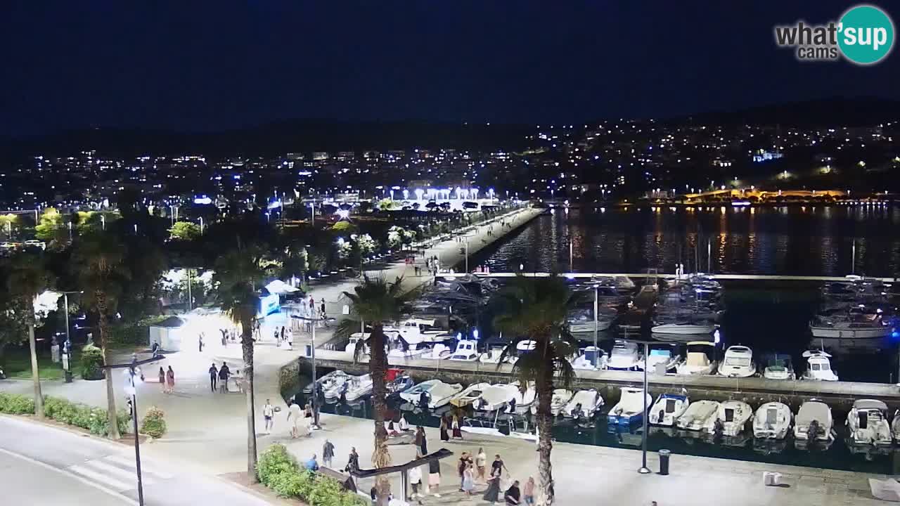 Camera en vivo Koper – puerto deportivo y paseo marítimo desde el Hotel Grand Koper