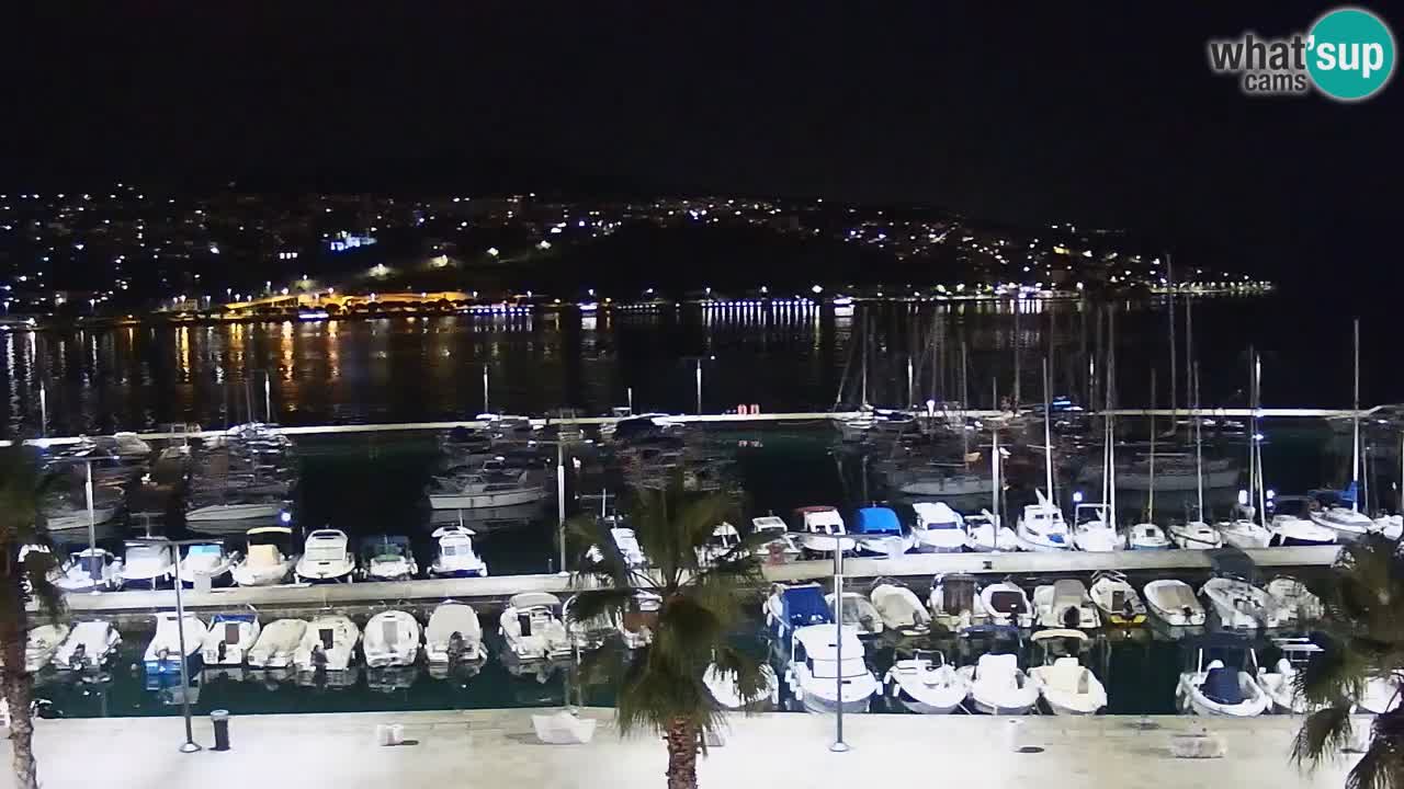Web kamera Koper – marina i promenada – hotel Grand Koper