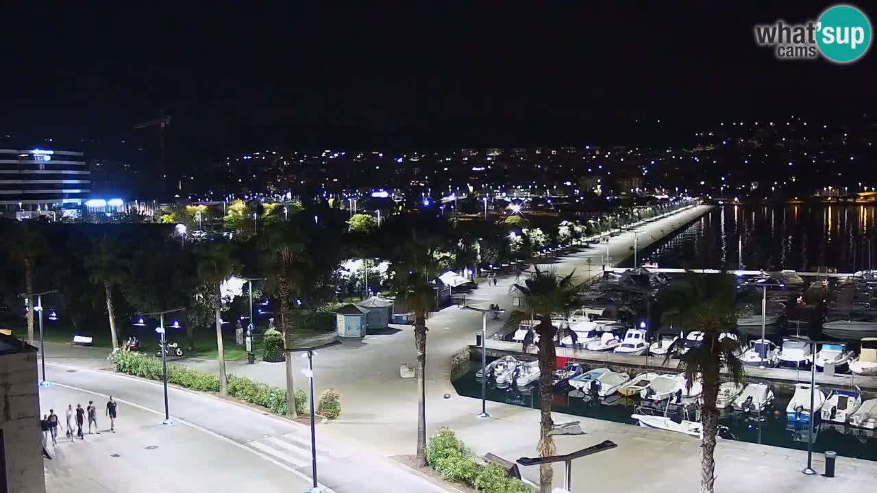 Camera en vivo Koper – puerto deportivo y paseo marítimo desde el Hotel Grand Koper