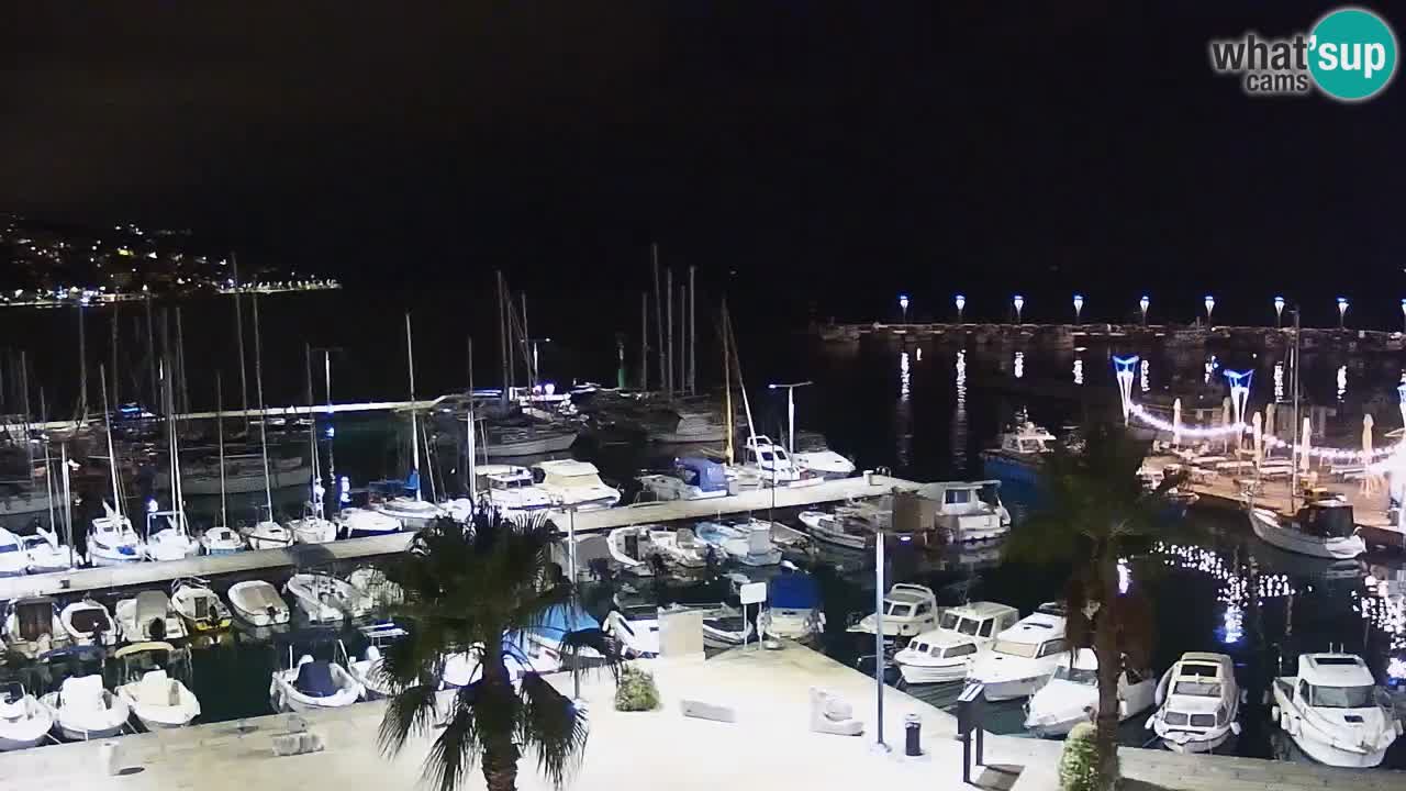 Web kamera Koper – marina i promenada – hotel Grand Koper