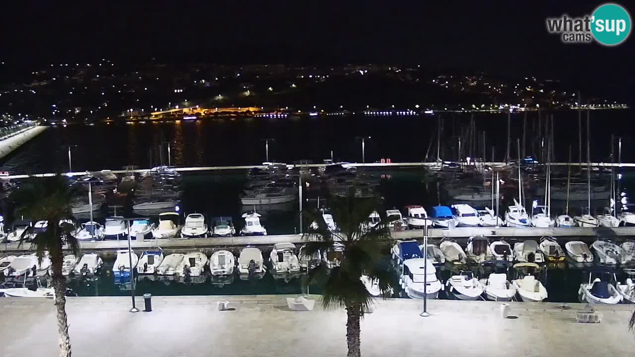 Webcam Capodistria – marina e lungo mare dall’Hotel Grand Koper