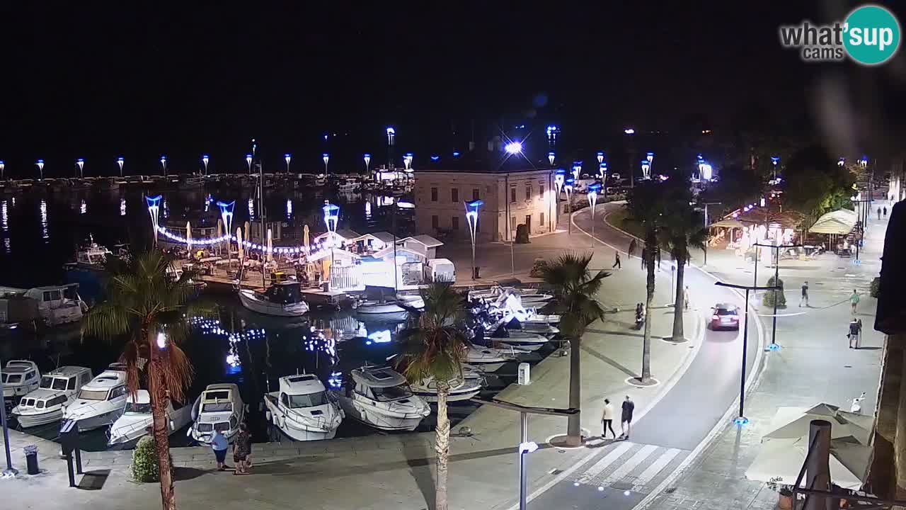 Webcam Capodistria – marina e lungo mare dall’Hotel Grand Koper