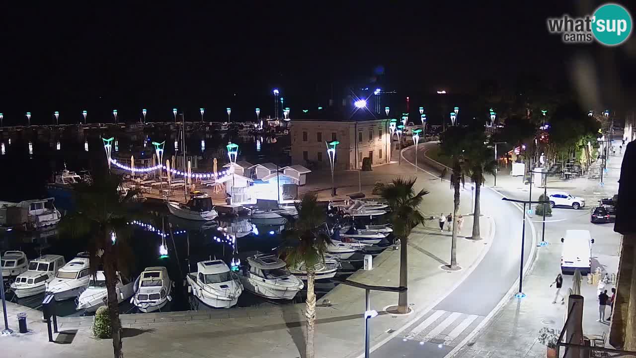 Camera en vivo Koper – puerto deportivo y paseo marítimo desde el Hotel Grand Koper