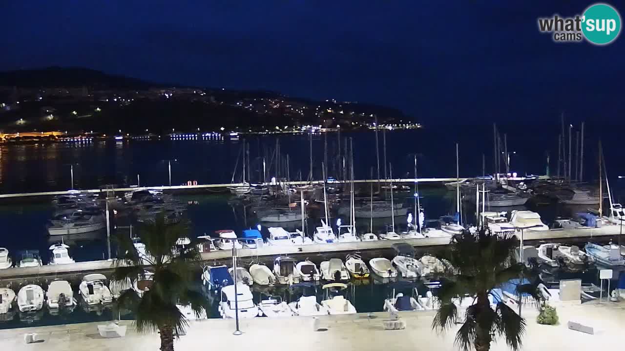 Camera en vivo Koper – puerto deportivo y paseo marítimo desde el Hotel Grand Koper