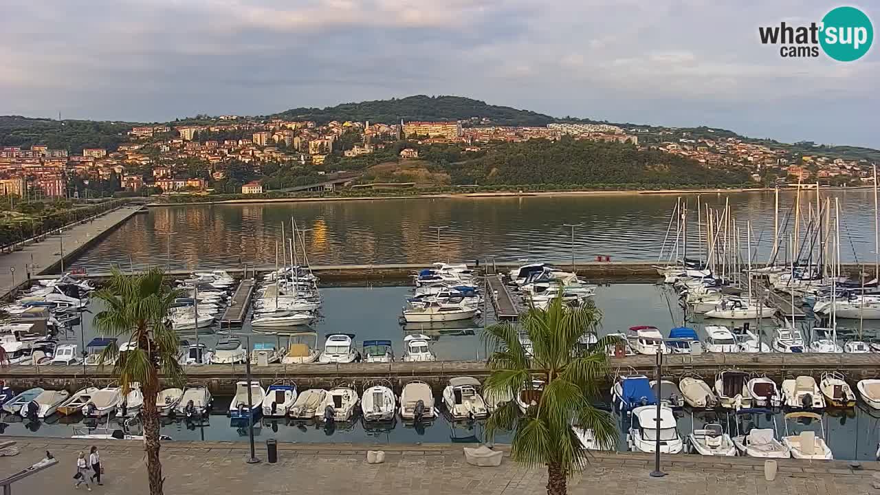 Web kamera Koper – marina i promenada – hotel Grand Koper