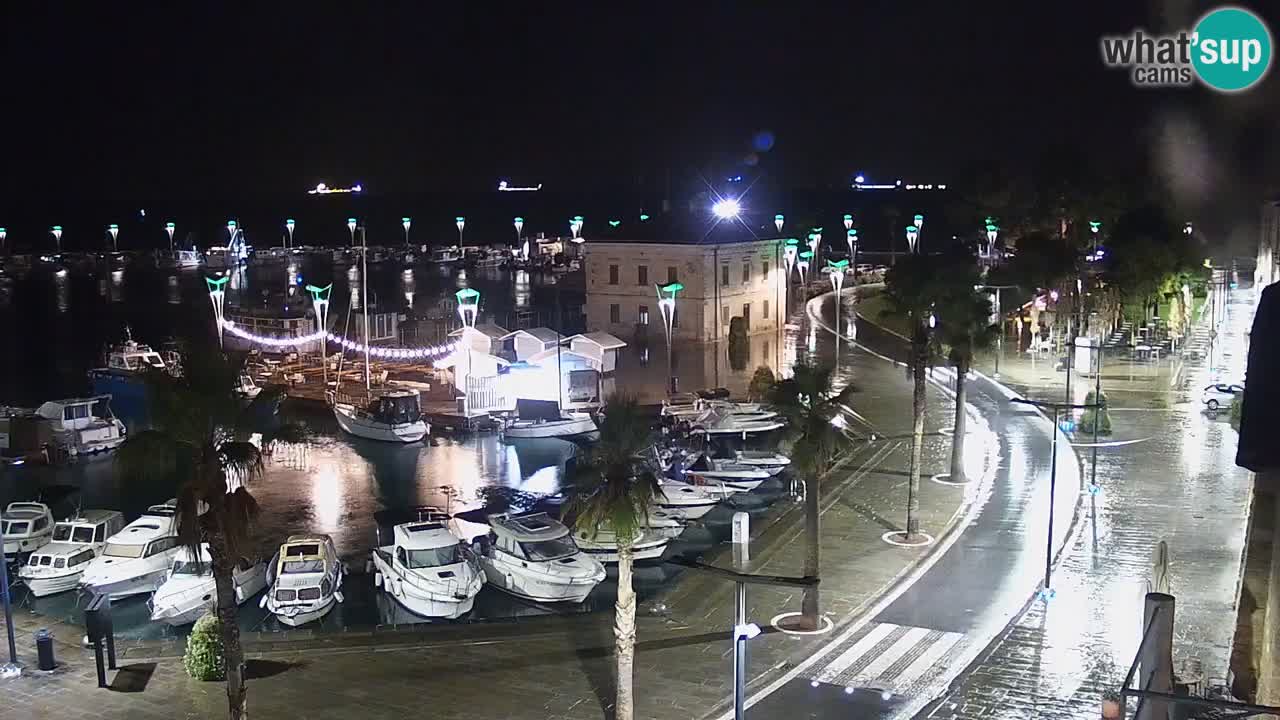Web kamera Koper – marina i promenada – hotel Grand Koper