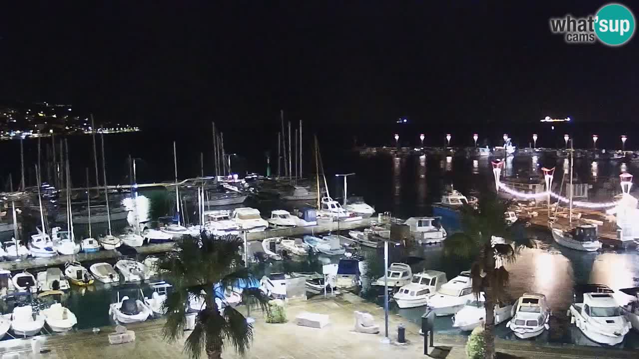 Web kamera Koper – marina i promenada – hotel Grand Koper