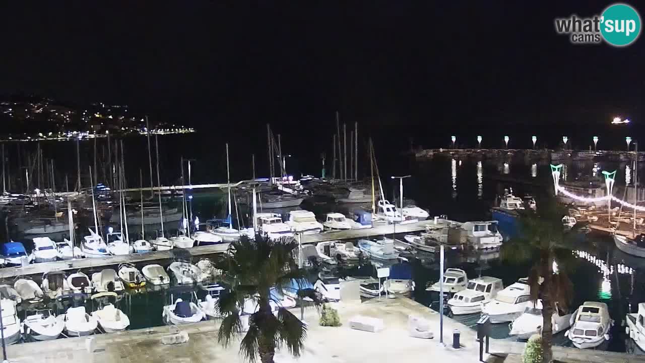 Webcam Capodistria – marina e lungo mare dall’Hotel Grand Koper