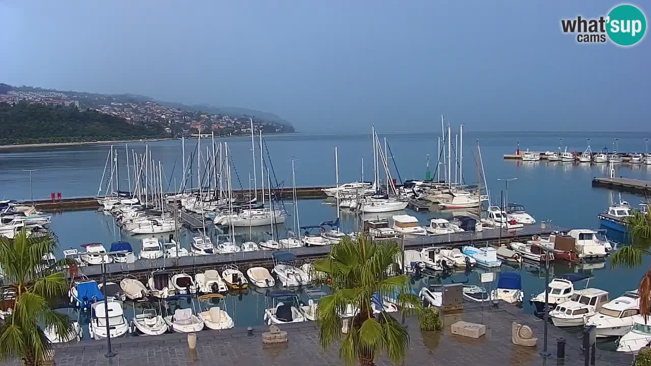 Web kamera Koper – marina i promenada – hotel Grand Koper