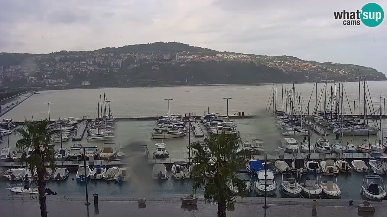 Webcam Capodistria – marina e lungo mare dall’Hotel Grand Koper