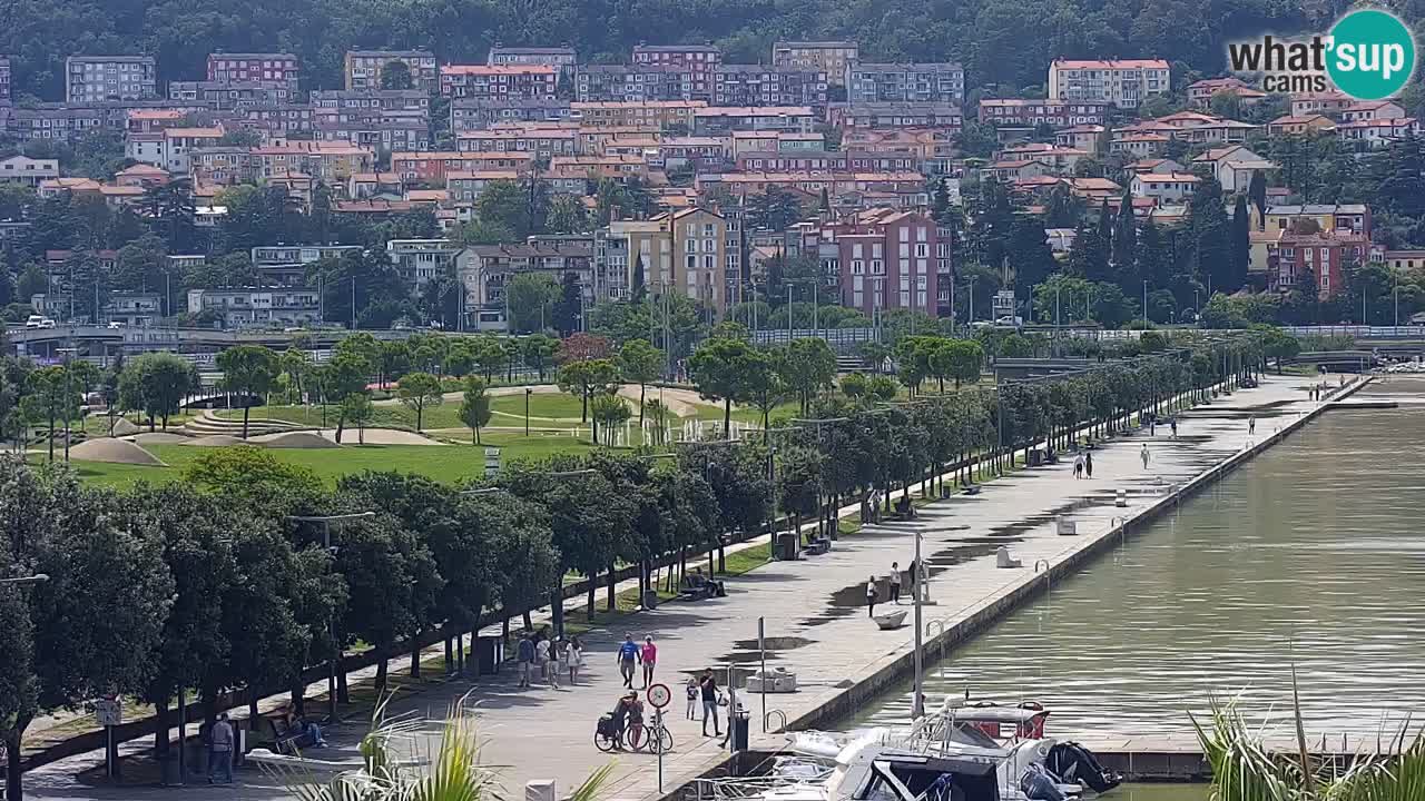 Webcam Capodistria – marina e lungo mare dall’Hotel Grand Koper
