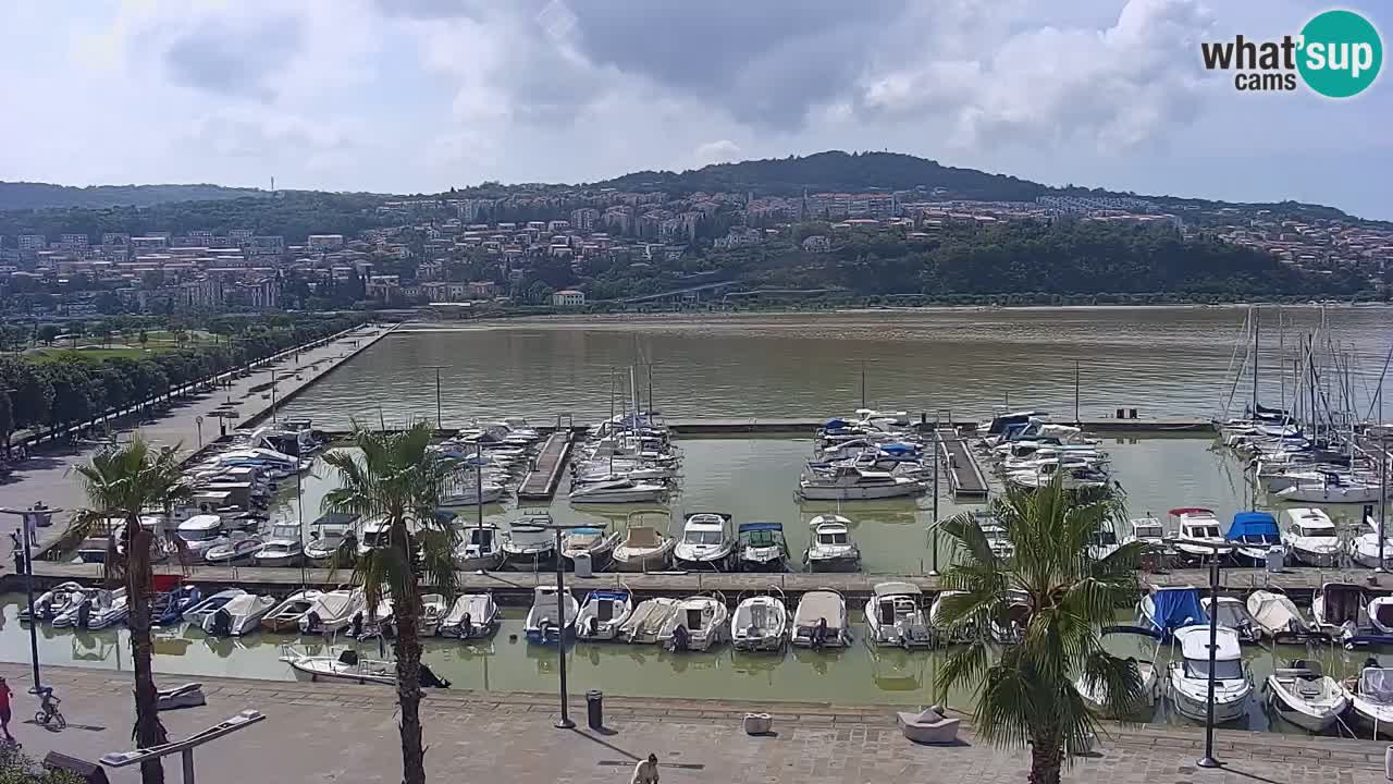 Web kamera Koper – marina i promenada – hotel Grand Koper
