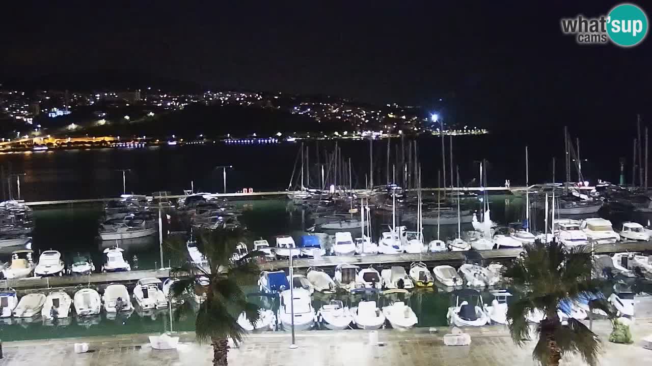 Spletna kamera Koper – Panorama na marino in promenado s Hotela Grand Koper