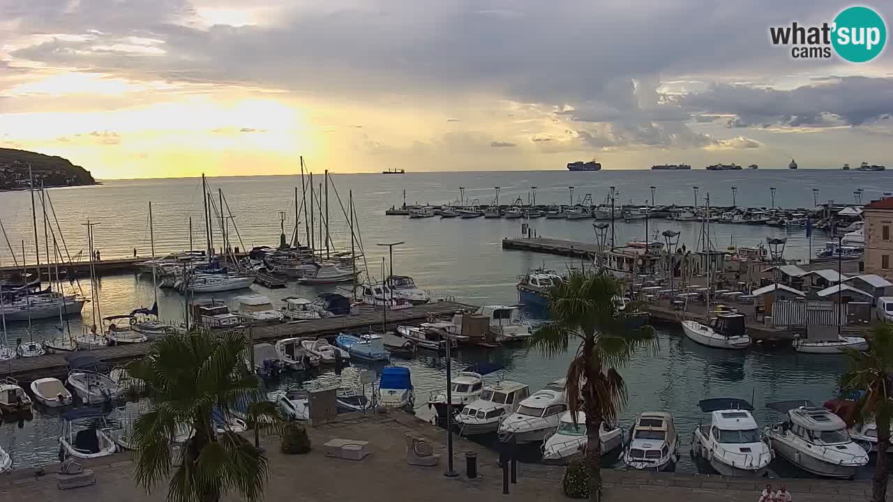Web kamera Koper – marina i promenada – hotel Grand Koper
