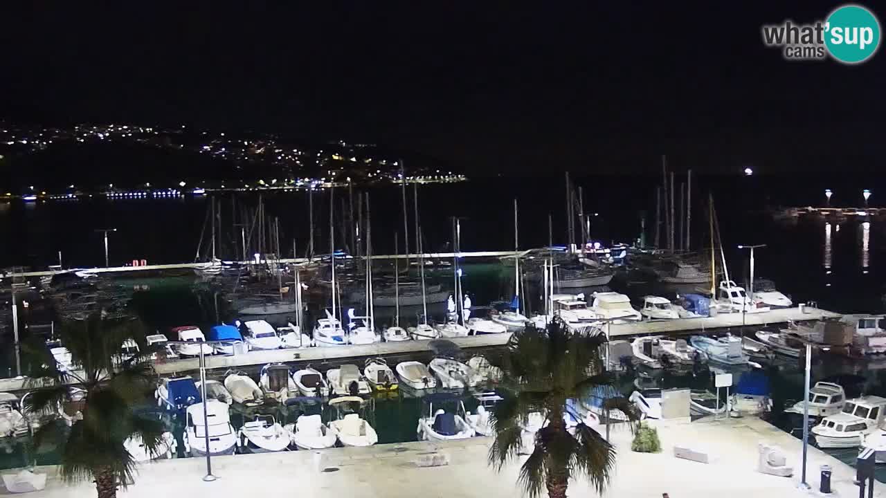 Webcam Capodistria – marina e lungo mare dall’Hotel Grand Koper