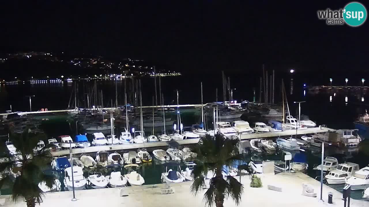Web kamera Koper – marina i promenada – hotel Grand Koper