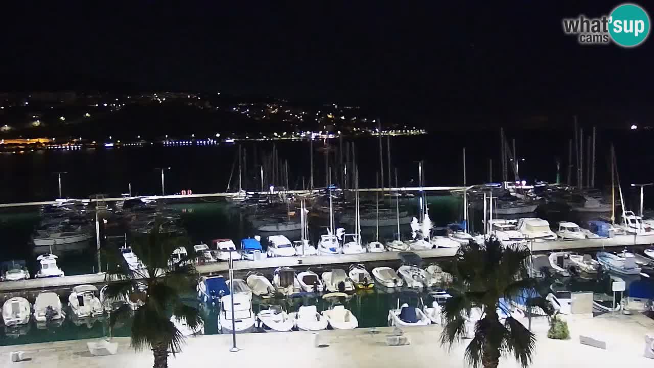 Web kamera Koper – marina i promenada – hotel Grand Koper