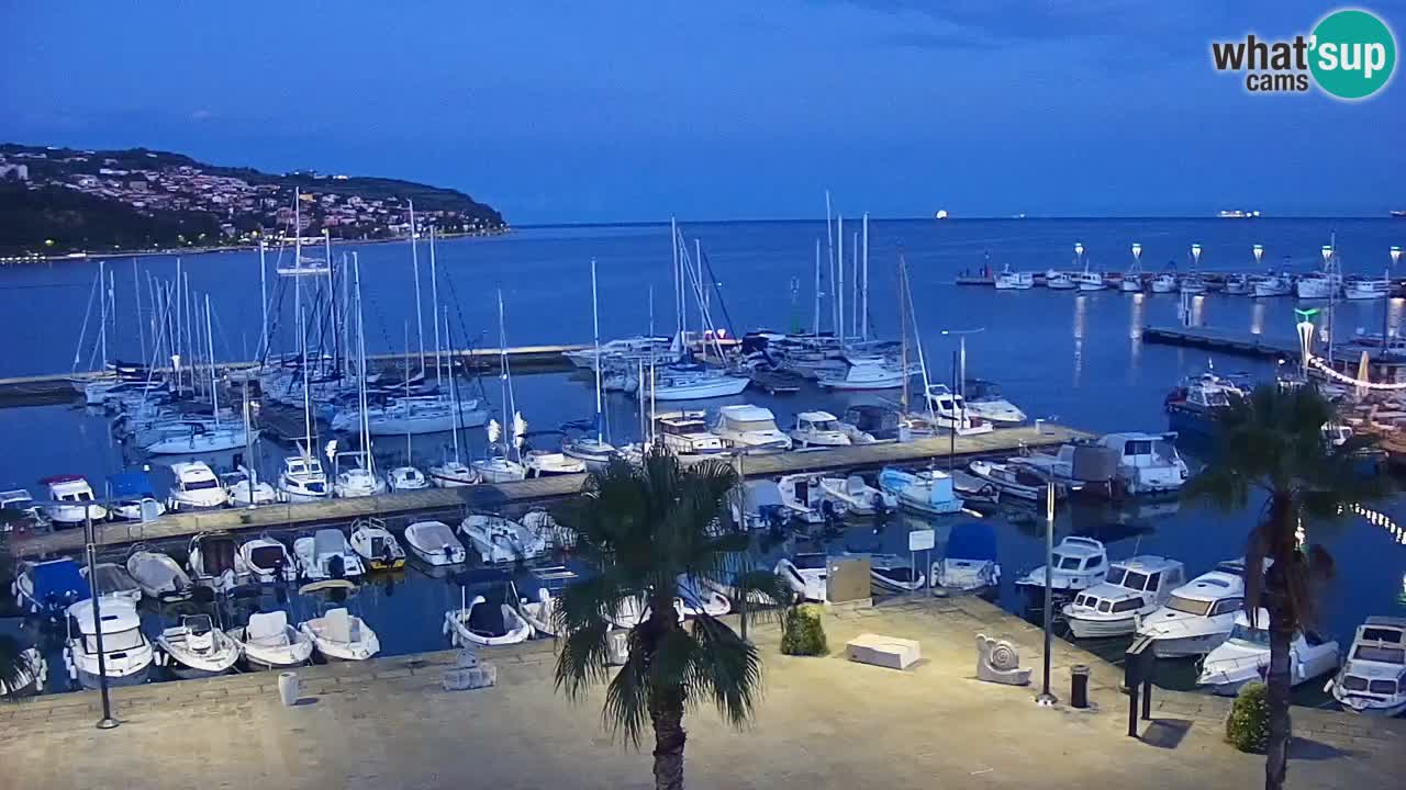 Web kamera Koper – marina i promenada – hotel Grand Koper