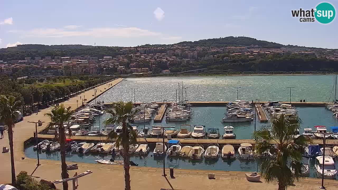 Web kamera Koper – marina i promenada – hotel Grand Koper